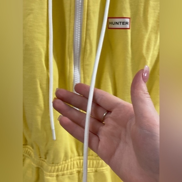 HUNTER for Target Women’s casual hooded romper Yellow Size XS - Picture 3 of 7